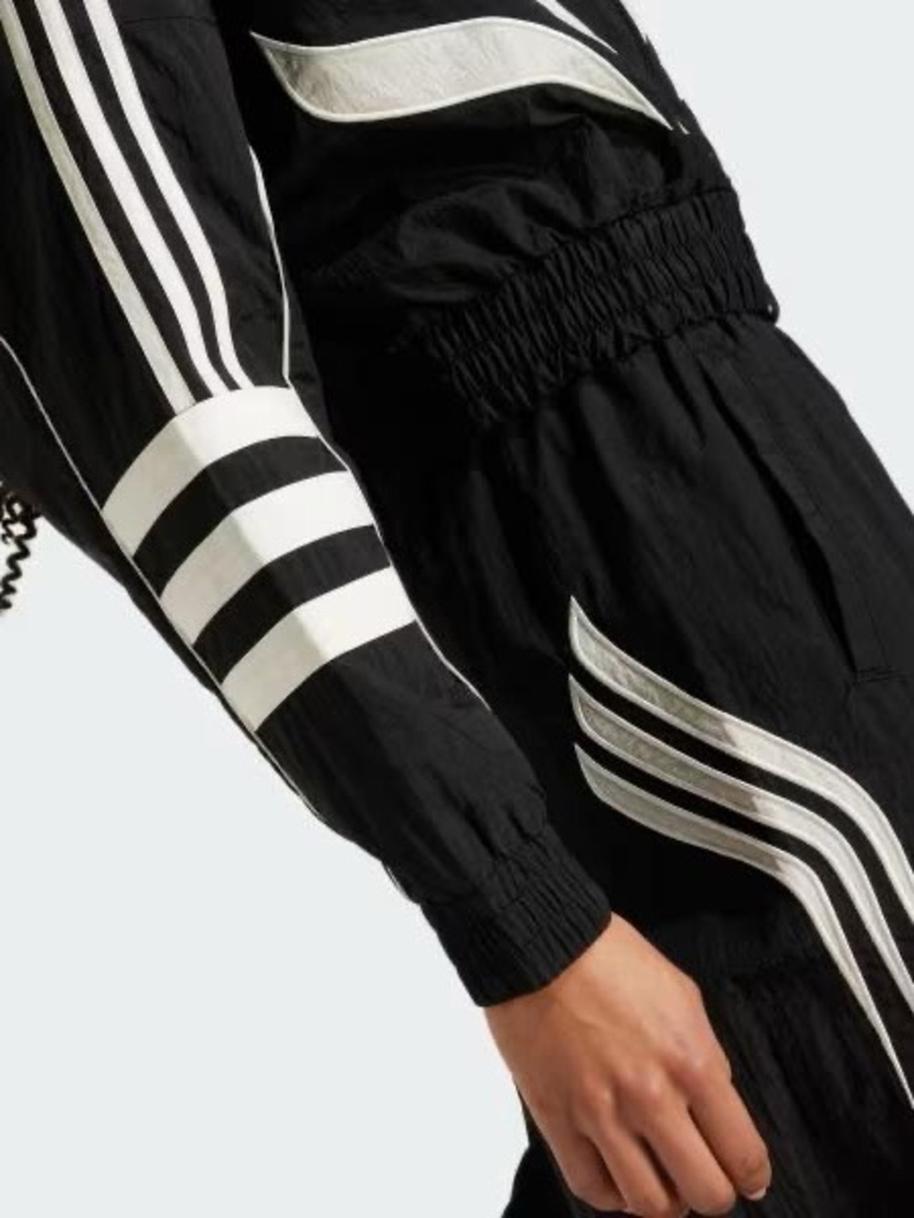 Adidas vintage retro y2k funky graphic 90s oversized sweater sweatshirt M - Picture 5 of 10